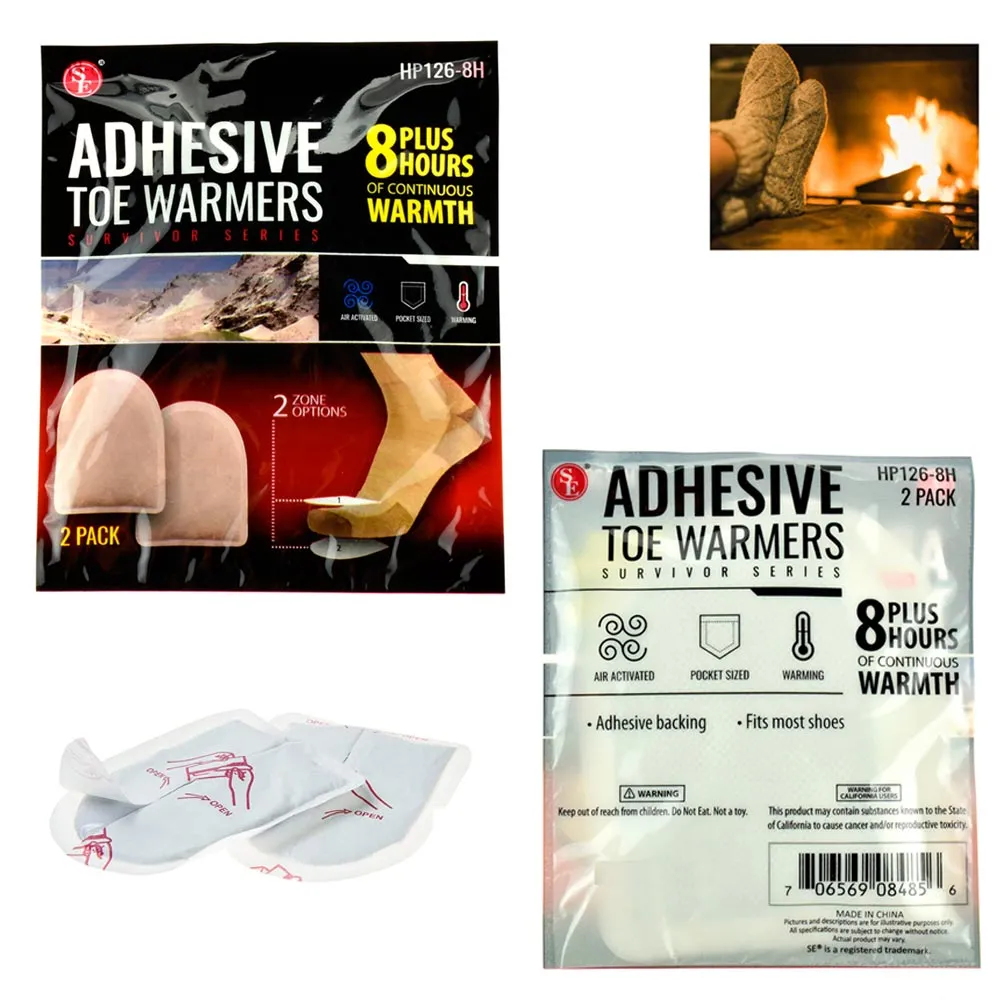 60 Pairs Adhesive Toe Warmers Feet Up to 8 Hours Heat Shoes Winter Hot EXPIRED