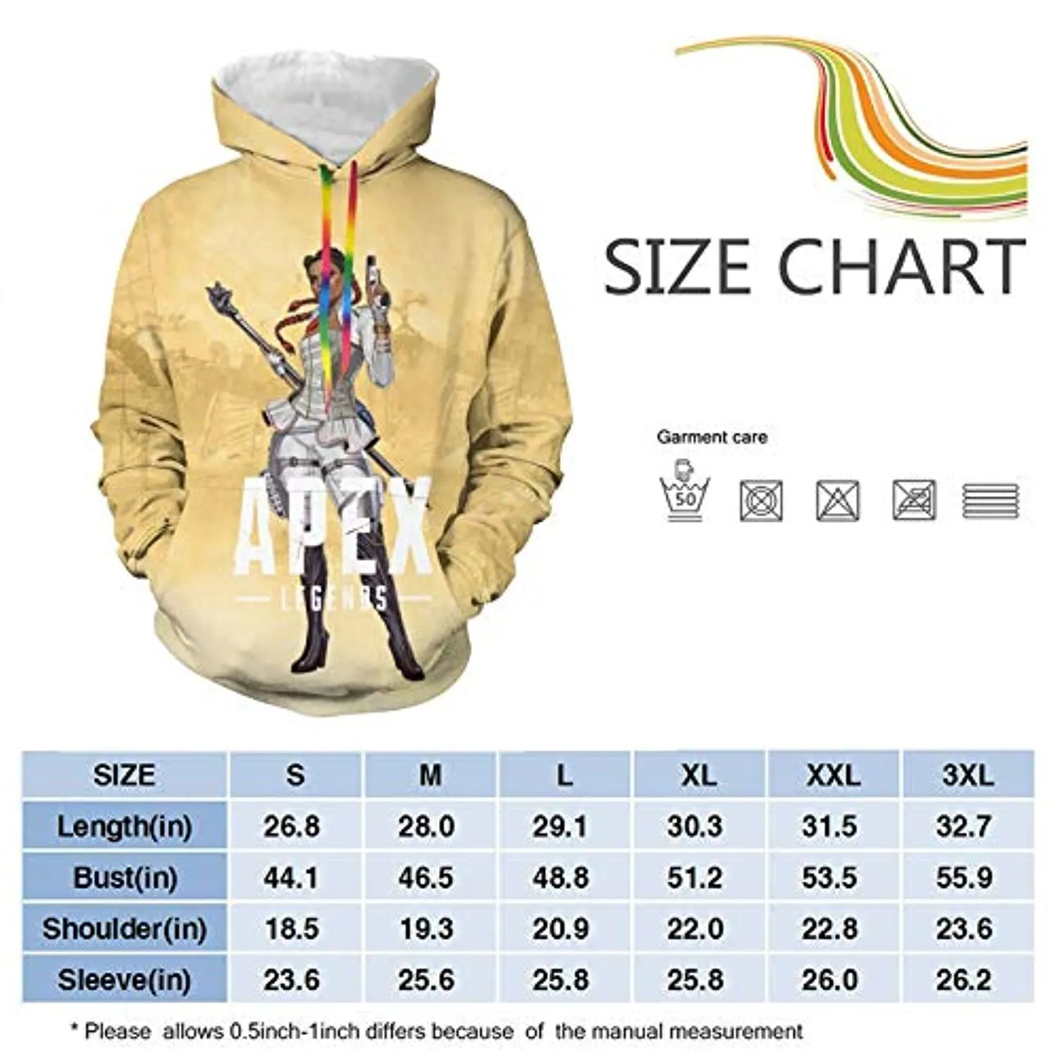Apex Legends Hoodies - Loba Fashion 3D Print Drawsrting Pullover Gaming Hoodie