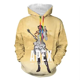 Apex Legends Hoodies - Loba Fashion 3D Print Drawsrting Pullover Gaming Hoodie