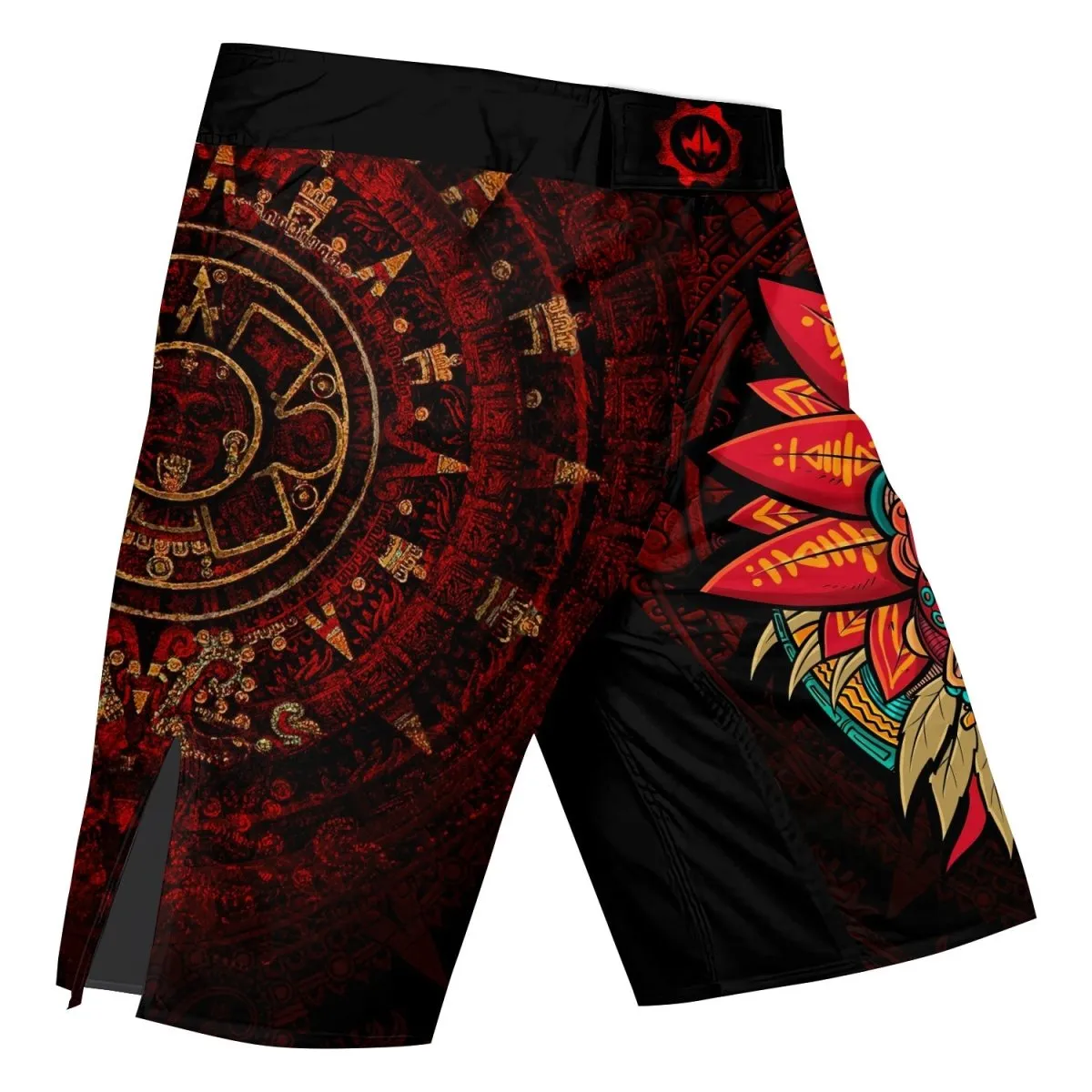 Aztec Eagle Warrior Fight Shorts
