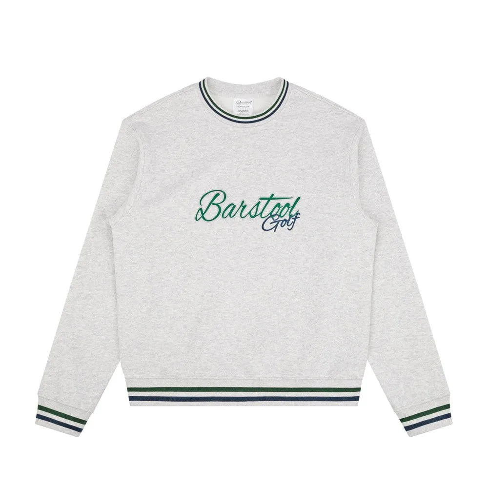 Barstool Golf Applique Ribbed Crewneck