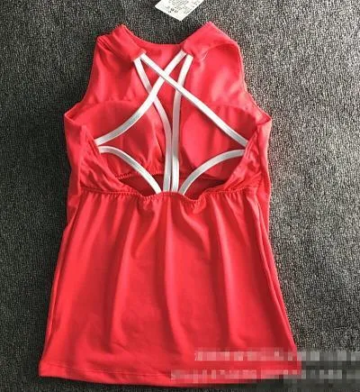 Crossfit Open Back Padded  Running Sleeveless T-shirt