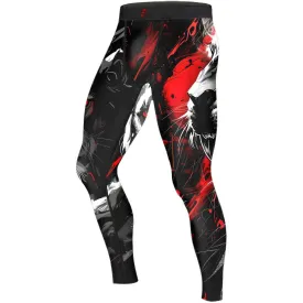 Dangerous Lion Men's Compression Leggings