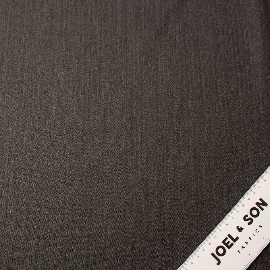 Dark Grey Herringbone Wool & Cashmere Suiting (A 3.15m Piece)