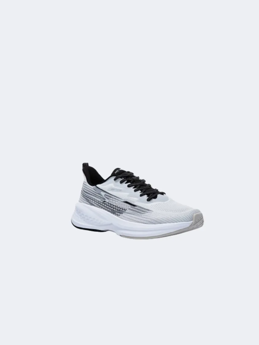 Erke Cushioning Men Running Shoes Grey/Black