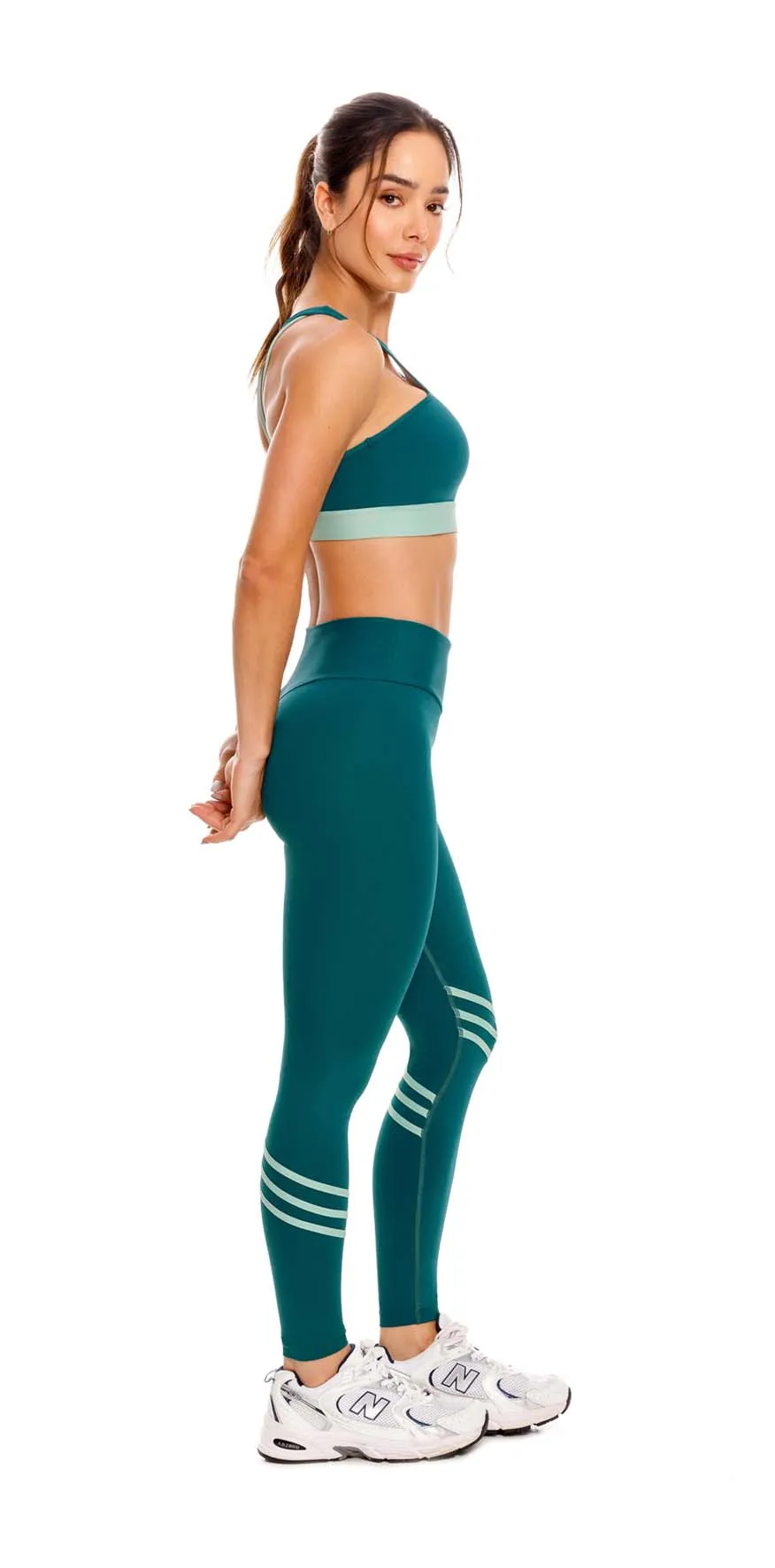 Green Sports Leggings