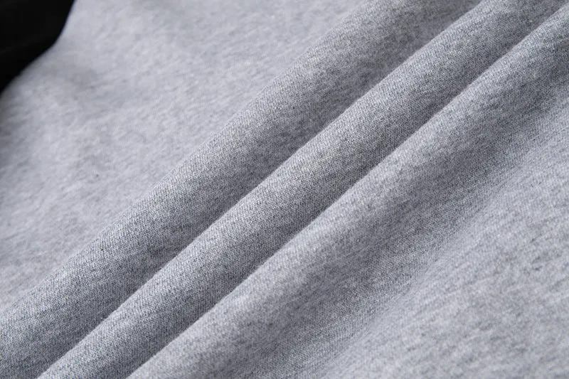 Men Pocket Sports Hooded Sweater Coat