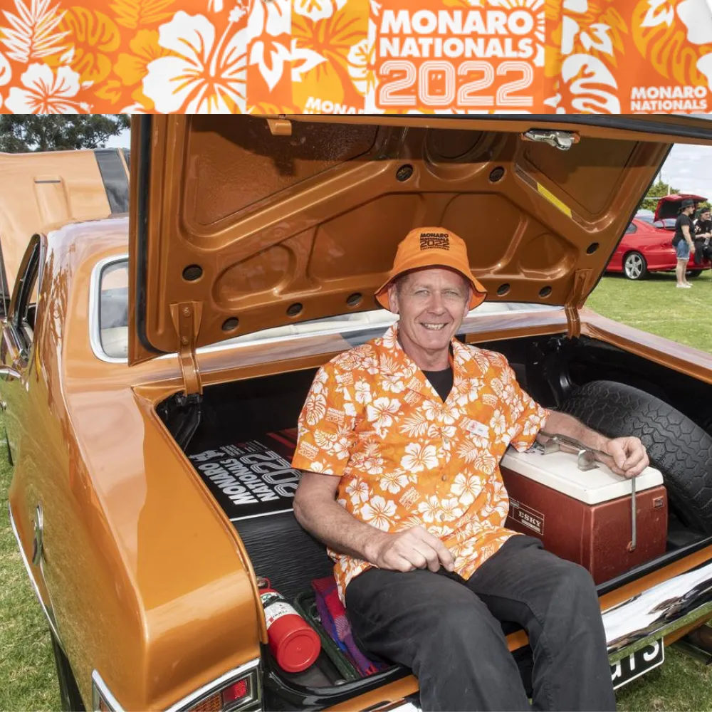 Monaro Car Club, Nationals 2022, Qld - Hawaiian Car Club Shirts