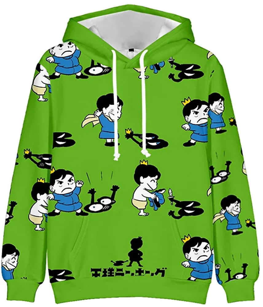 Ranking of Kings Hoodie - Cute Bojji Kage All Over Printed Sweatshirt