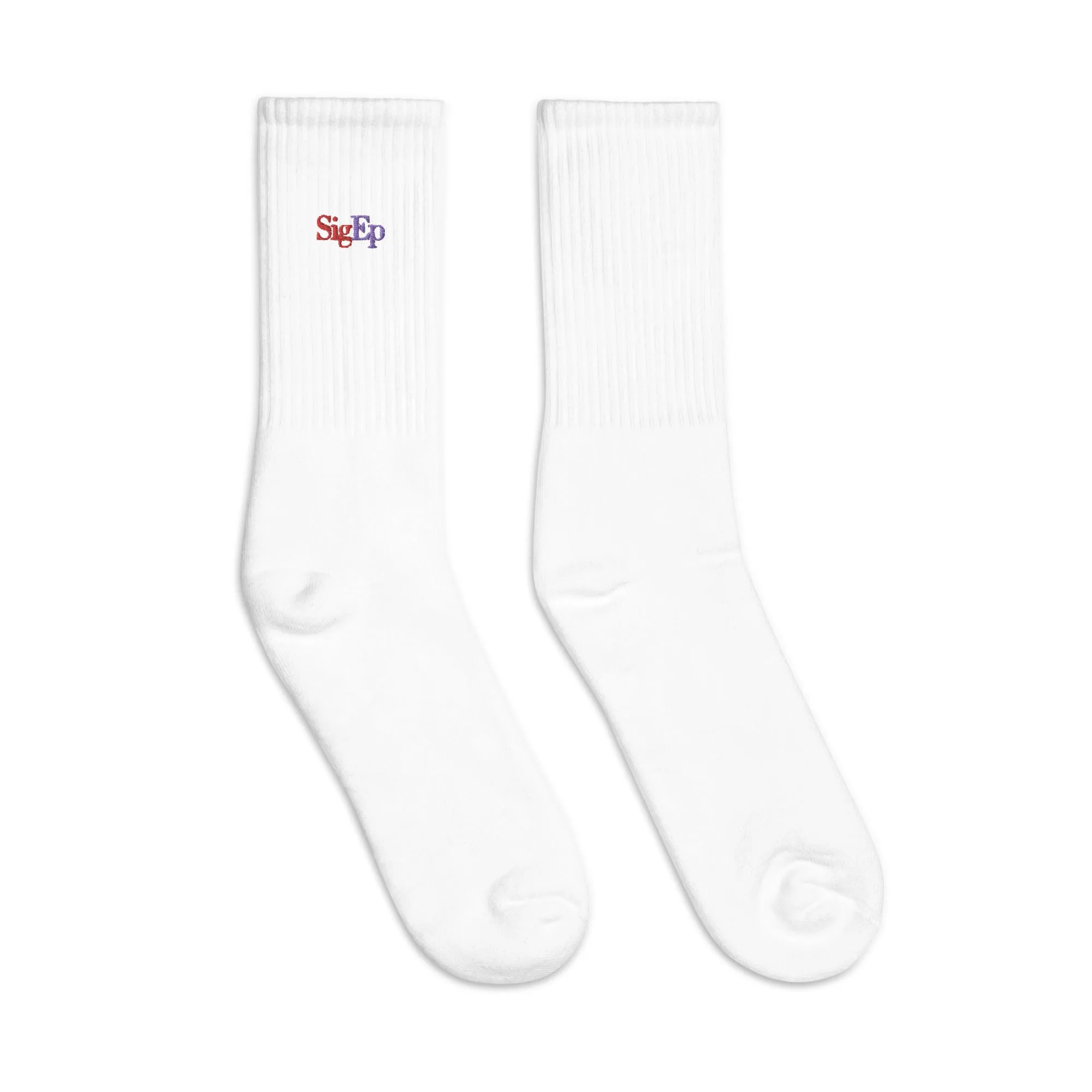 SigEp Embroidered Socks