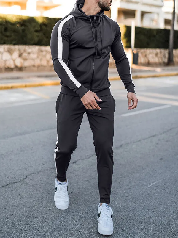 Spring And Autumn Casual Sports Sweatshirts Long Sleeve Tracksuit Sets