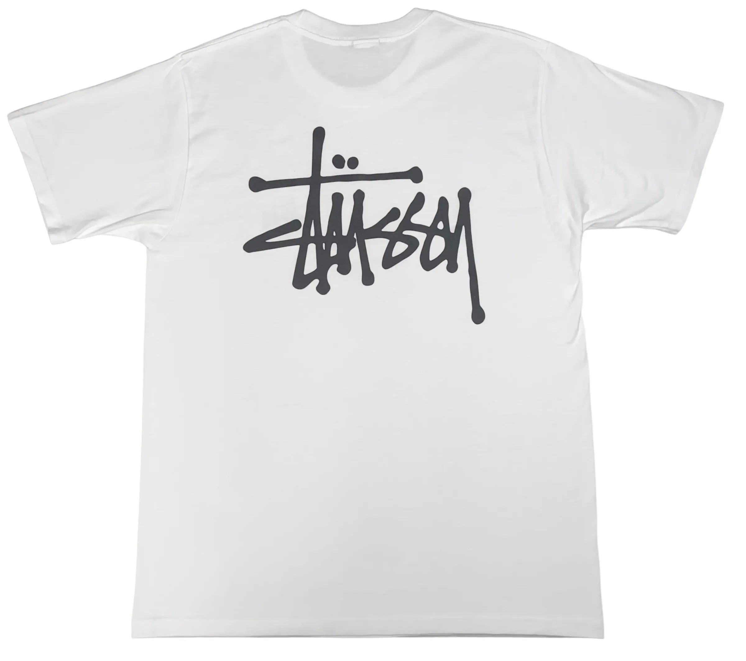 Stussy Mens Basic T-Shirt - Black / White - [1904649]