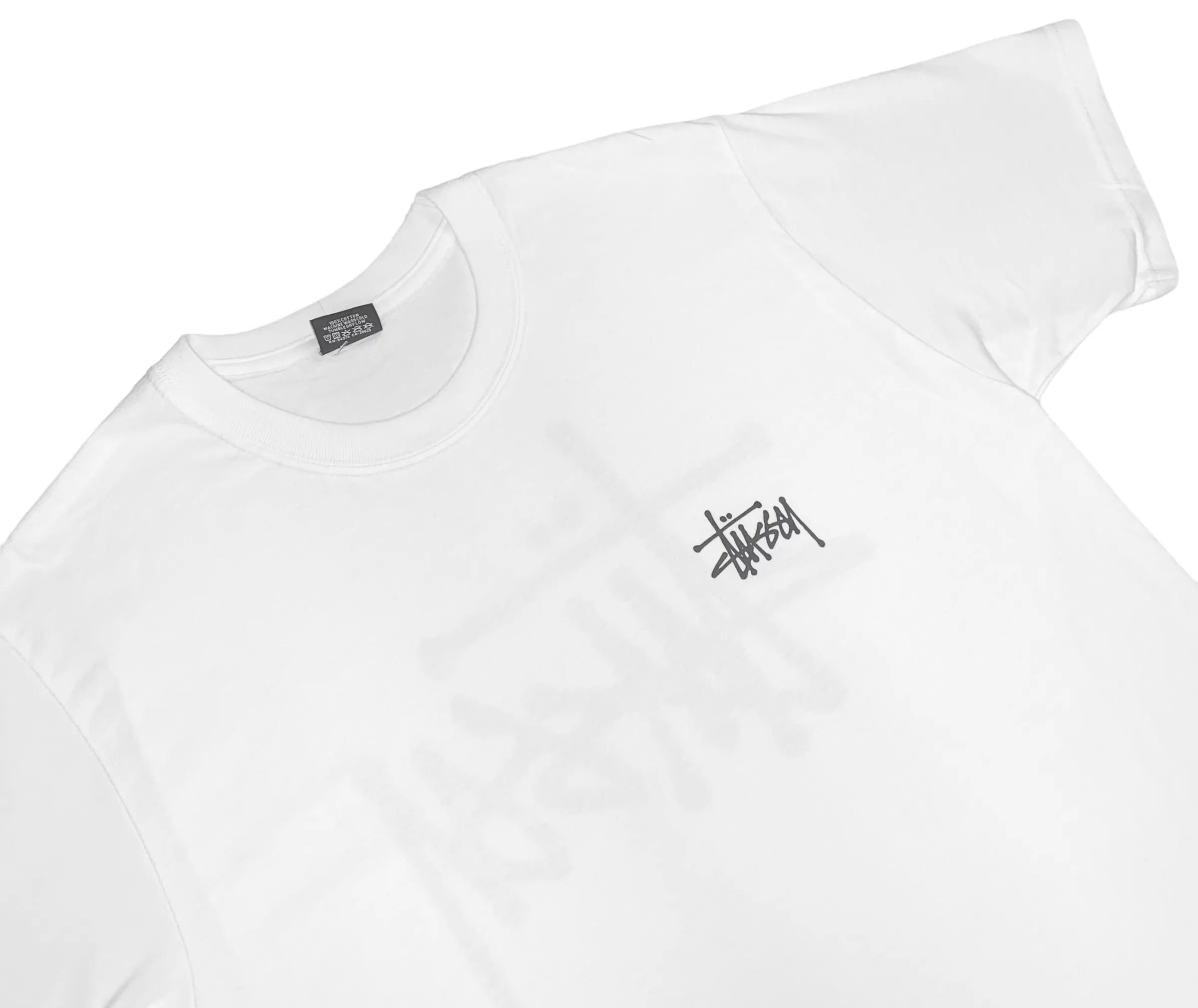 Stussy Mens Basic T-Shirt - Black / White - [1904649]