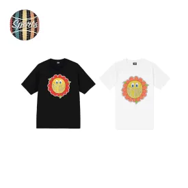 Stussy Mens Happy Flower T-Shirt - Black / White - [1904708]