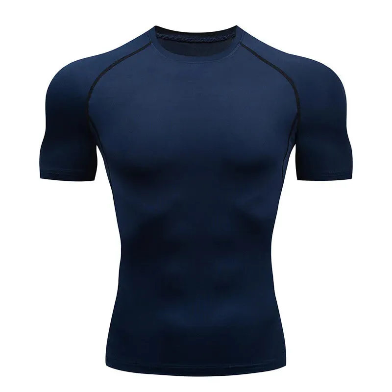 Tight Short Sleeve T-shirt Training t-shirts for Gym