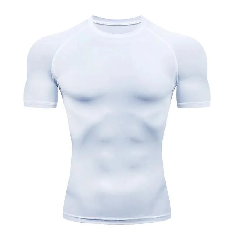 Tight Short Sleeve T-shirt Training t-shirts for Gym
