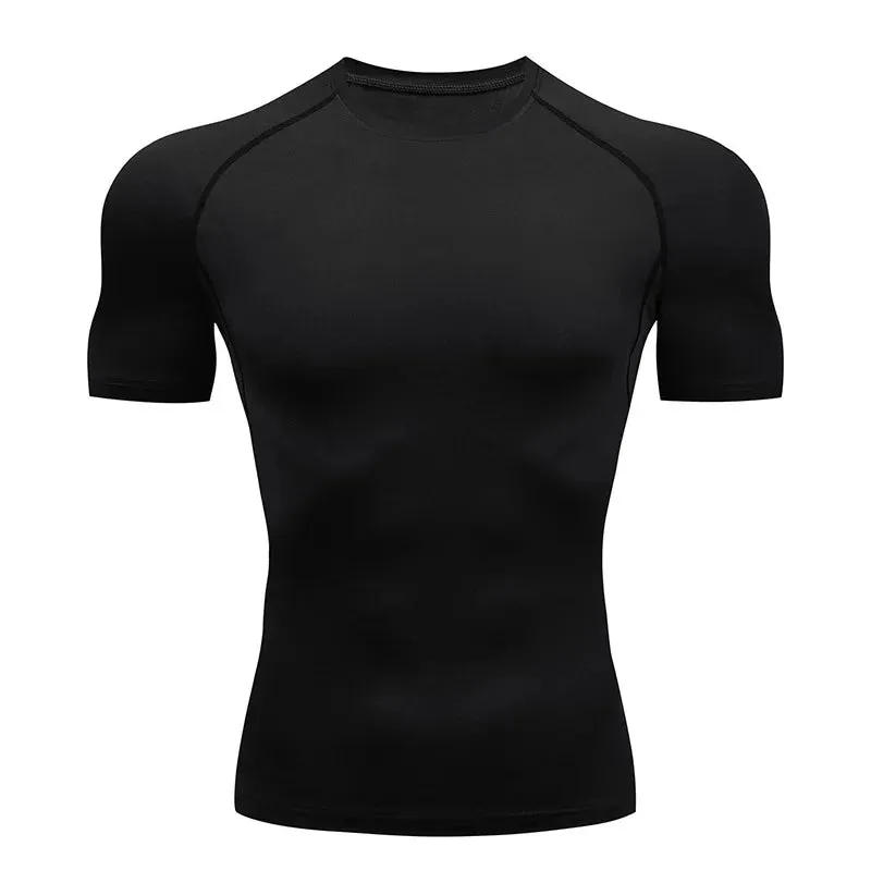 Tight Short Sleeve T-shirt Training t-shirts for Gym