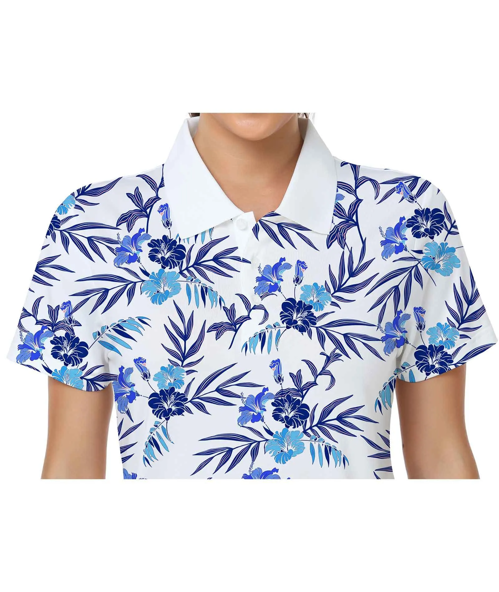 Women's Dry Fit Sports Golf Polo Shirt-CUWPO01327
